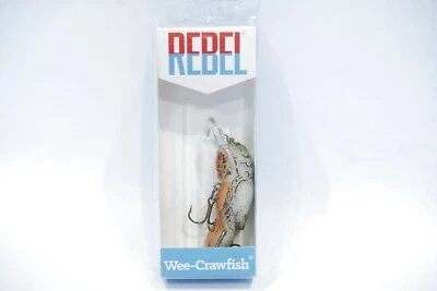 Rebel Wee Crawfish 1/5 oz Fishing Lure F76 F7660 - Stream Crawfish Crawdad NEW - Imagem 1 de 4