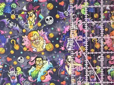 Tela tejida 100 % algodón personalizada señores de la guerra de una pieza 1/4 yarda 9x56 Foto 1 de 2