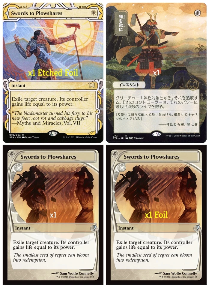 MTG STA MB2 Swords to Plowshares MINT (SELECT) - Image 1 of 1