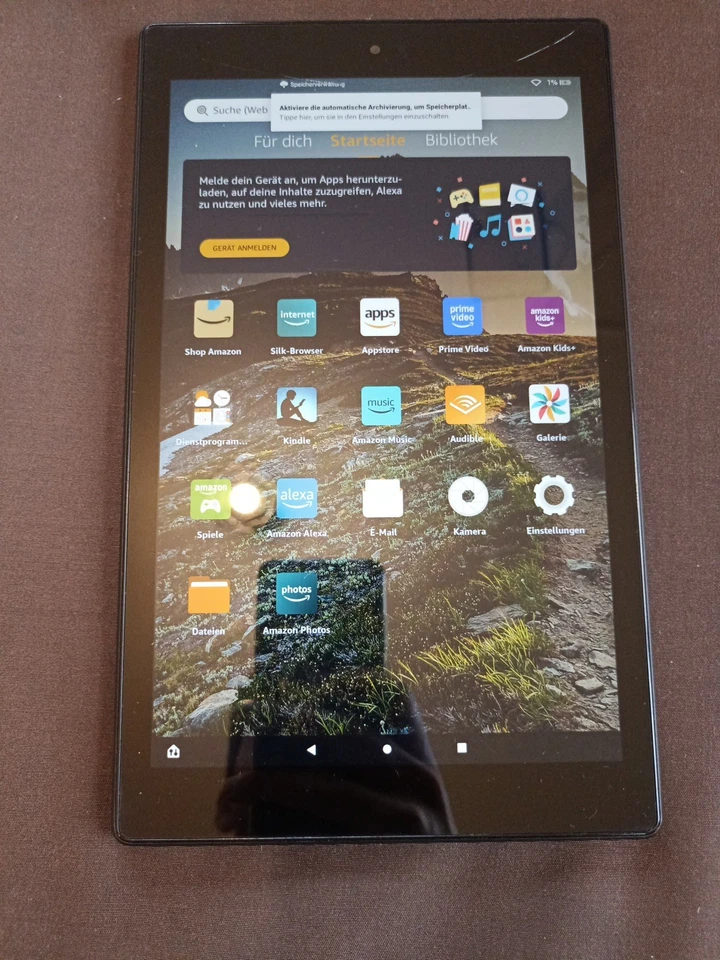 Fire HD 10 (9th Generation) 32GB, WLAN, 10,1 " Sprung Im Display , 100% Funktion - Bild 1 von 4