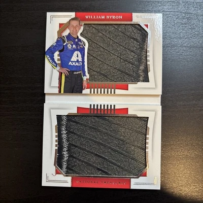 2021 Panini National Treasures William Byron Jumbo Tires Booklet /25 - Image 1 of 2
