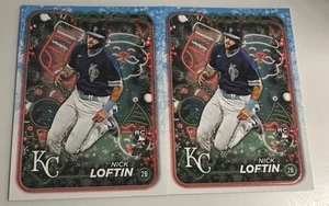 Nick Loftin Lot 2 Rookie Holiday Karten - Bild 1 von 1