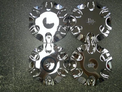 Tapas centrales cromadas para rueda Helo Passion HELO-5 810 7,0" - Juego/4* Foto 1 de 4