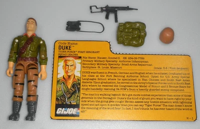 1988 Tiger Force Duke v2 Figure Vintage G.I. GI Joe 3.75 ARAH Lot *100% Complete - Image 1 of 4