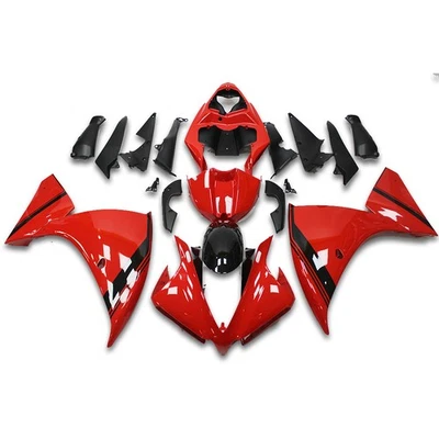 Carenado de carrocería de moldeo por inyección rojo FK apto para Yamaha YZF R1 m022 2012-2014 Foto 1 de 4