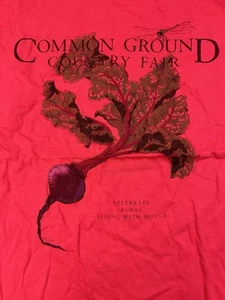 Vintage 1993 Common Ground Fair Beets T-shirt Size Large - Picture 1 of 3