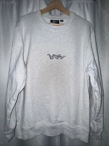 Sudadera Parra Cuello Redondo Para Hombre Talla Mediana Bordada Logo Serpiente Doble Cara - Imagen 1 de 6