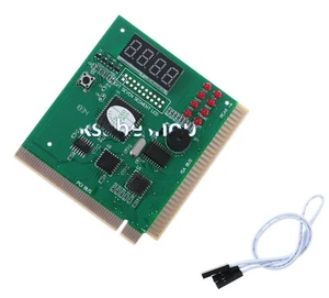 LED 4Digit PC Computer Diagnostic Card Motherboard Mainboard POST Tester PCI ISA - Afbeelding 1 van 4