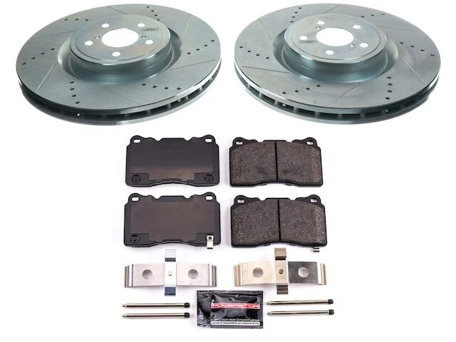 Kit de pastillas de freno delanteras y rotor para Subaru Impreza WRX STI HY117DK 2004 Foto 1 de 1