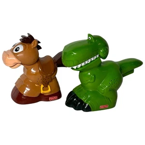 Fisher Price Toy Story 3 2009 Bullseye & Rex linterna juguete Disney Pixar raro - Imagen 1 de 6