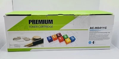 Premium Toner Cartridges AC-H0412Y Yellow HP Canon Compatible Open Box - Image 1 of 2