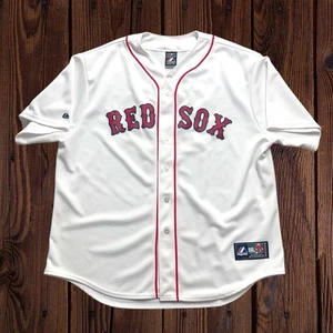 Camiseta Majestuosa Vintage Boston Red Sox #31 Jon Lester Blanca Adulto Talla XXL - Imagen 1 de 10