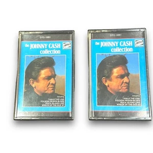 Johnny Cash THE Johnny Cash Collection 1986 Double Cassette Album Vol 1 & 2 incl - Picture 1 of 8