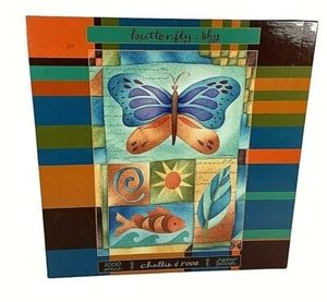 Ceaco Jigsaw Puzzle Butterfly Sky-1000 Pcs 27”X20” Vintage New Sealed - Picture 1 of 3
