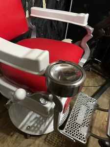 Antique/Vintage Style Koken / Kochs Reproduction Barber Chair Armrest Ashtray - Picture 1 of 5