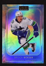 2021-22 O-Pee-Chee OPC Platinum Base Arctic Freeze #35 Brock Boeser /99