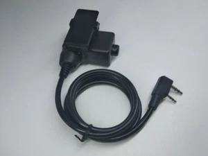 Z-Tactical U94 Headset Cable Adapter & PTT for Kenwood Puxing Wouxun Baofeng - Picture 1 of 5