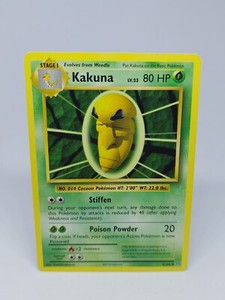 POKEMON CARD NON HOLO KAKUNA 6/108 COMMON LP LIGHT PLAY XY EVOLUTIONS 2016