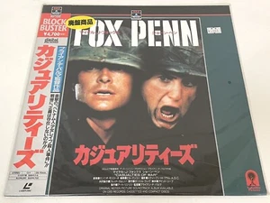 SEALED Casualties of War 1989 Laserdisc LD Japan Michael J. Fox PILF-7028 W/Obi - Picture 1 of 2