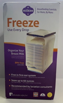 Fairhaven Health Milkies Freeze Leche Materna Organizador Almacenamiento de Leche Materna Foto 1 de 4
