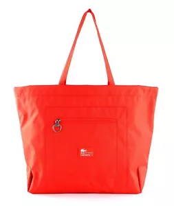LACOSTE Shopping Bag L Schultertasche Shopper Tasche Pasteque hellrot Neu - Bild 1 von 5