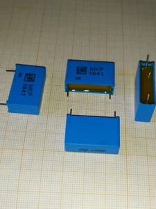 Kondensator MKP 250 nF 0,25 uF 250 Volt Radial Nos Set 4 Stück - Bild 1 von 4