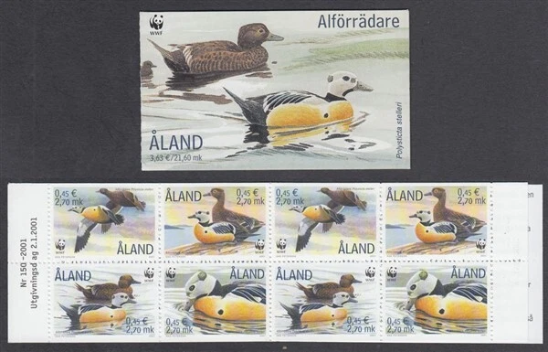 ALAND 2001 ENDANGERED SPECIES WWF MINT BOOKLET (ID:422/D61700) - Image 1 of 1