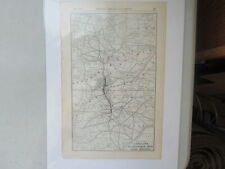 Original Vintage Map of the Carolina, Clinchfield & Ohio Railway  ~ 1915