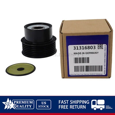 Alternator Decoupler Pulley Fits Volvo XC90 5350195100 31316803 - Image 1 of 4