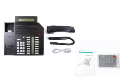 Fully Refurbished Nortel Meridian M2616D NT9K16AC Display Phone (Black) - Image 1 of 2