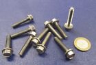 Flanged Cap Screw Bolt, Stainless Steel, PT, 1/4"-20 x 1 1/4" Length, 10 Pc