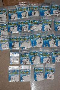 27 packs gamakatsu worm hooks assortment ewg offset drop shot round bend g-lock - Picture 1 of 8