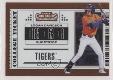 2019 Panini Elite Extra Edition College Ticket Logan Davidson #CT-LD