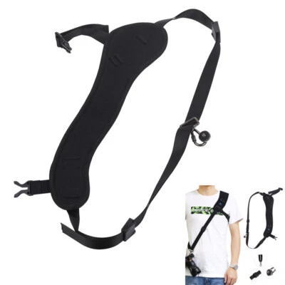 Correas ajustables para el cuello de hombro para cámara profesional para Canon Nikon Fuji Sony DSLR Foto 1 de 4