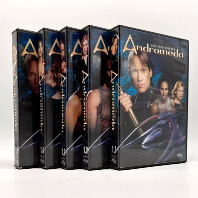 Andromeda Season 1 Collection DVD 10-Disc Lot 1.1 1.2 1.3 1.4 1.5 Roddenberry - Image 1 of 4