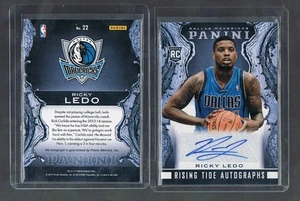 RICKY LEDO #22 Mavericks RC Auto Rising Tide Autographs 2013/14 Panini NBA - Picture 1 of 1
