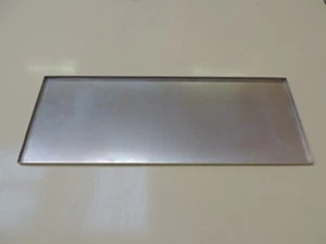 Tropfblech lang Ölauffangwanne ca.115x40x2cm Aluminium silber - Bild 1 von 4