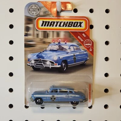 2018 Matchbox '51 Hudson Hornet Police car MBX rescue 3/20 #57. - Image 1 of 4
