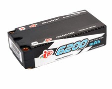 Intellect Batteria LiPo LiHV 120C 2S Shorty 6200mAh 7,6V 25,1mm modellismo