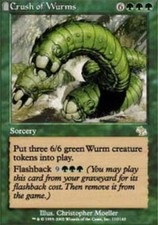 Spanish Crush of Wurms ~ Heavily Played Judgment Foreign MTG Magic UltimateMTG G