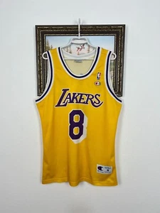 Vintage 90's Champion Los Angeles Lakers Jersey NBA #8 Bryant GOAT Mens Size M - Picture 1 of 15