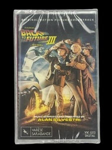 SEALED, Alan Silvestri – Back To The Future III, Audio Cassette, US, 1990 - Picture 1 of 6