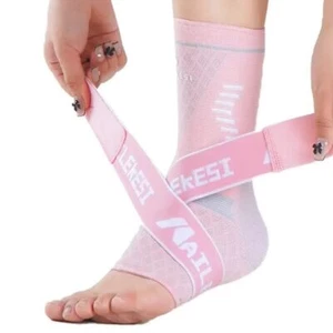 Adjustable Ankle Compression Sock Foot Strap Sports Ankle Protector Gym - Picture 1 of 15
