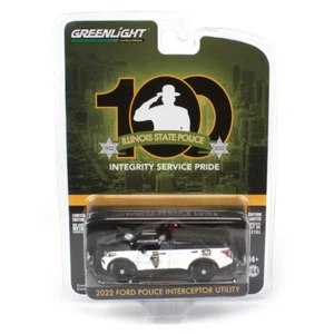 1/64 2022 Ford Interceptor Illinois Police 100 Anniversary Collection 14 28100-F - Picture 1 of 5