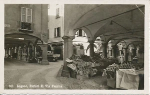 PC31614 Lugano. Portici di Via Pessina. Ditta G. Mayr. 1938 - Bild 1 von 2