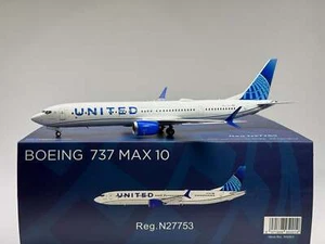 NG Models 1:200 United Airlines Boeing 737 MAX10 N27753 Evo Blue NG95001 - Picture 1 of 2