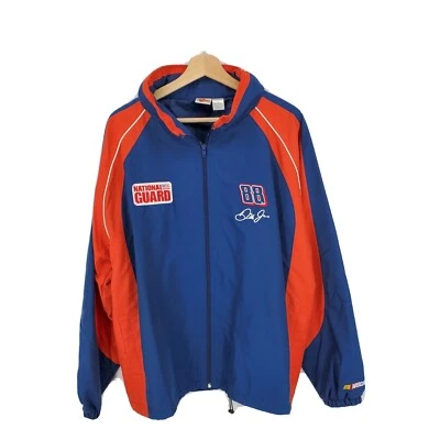 Nueva Chaqueta Winners Circle Para Hombres Dale Earnhardt Jr Cremallera Guardia Nacional #88 Grande Foto 1 de 3