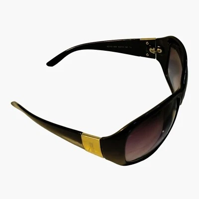 Kenneth Cole Reaction Sunglasses Black Gold Accent Hollywood Costume Shabby - Image 1 of 4