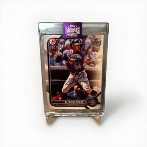2025 Topps Archives EZEQUIEL TOVAR 2022 Bowman Prospect On-Card Auto #/10! - Imagen 1 de 2
