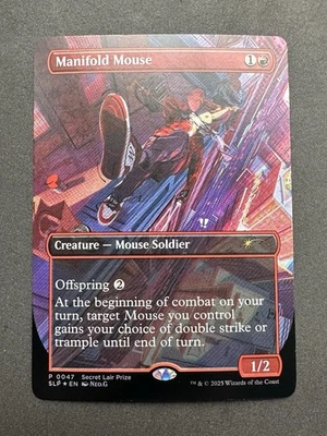 Manifold Mouse RCQ Foil Winner Promo Bloomburrow Commander NM - Image 1 of 3